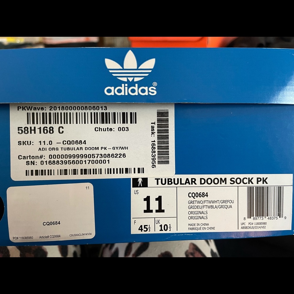 Adidas Men’s TUBULAR DOOM SOCK PK